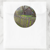 米国、テネシー、キャビン・イン・カデス・コーブ ラウンドシール (バッグ)