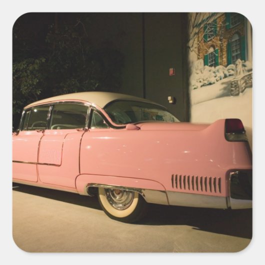 米国，テネシー，メンフィス，エルビス・プレスリー3 スクエアシール (正面)