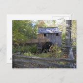 米国 – テネシー。Cades Coveエリアのケーブルミル ポストカード (正面/裏面)