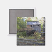 米国 – テネシー。Cades Coveエリアのケーブルミル マグネット (正面/裏面)