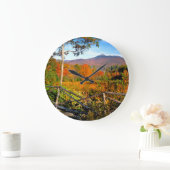 米国、ニューイングランド、ニューハンプシャー、チョコルア ラージ壁時計 (ホーム)