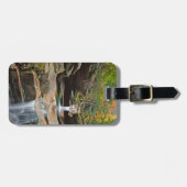 米国、ニューイングランド、ニューハンプシャー、ホワイトマウンテン ラゲッジタグ (正面横)