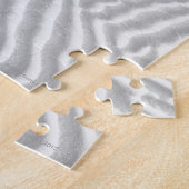 米国、ニューメキシコの白い砂 ジグソーパズル (側面)