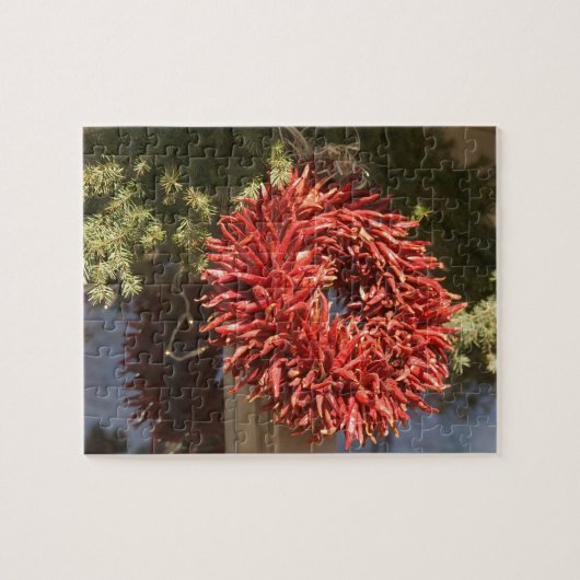 米国、ニューメキシコ、サンタフェ：ダウンタウンサンタフェ， 2 ジグソーパズル (横)