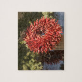 米国、ニューメキシコ、サンタフェ：ダウンタウンサンタフェ， 2 ジグソーパズル (縦)