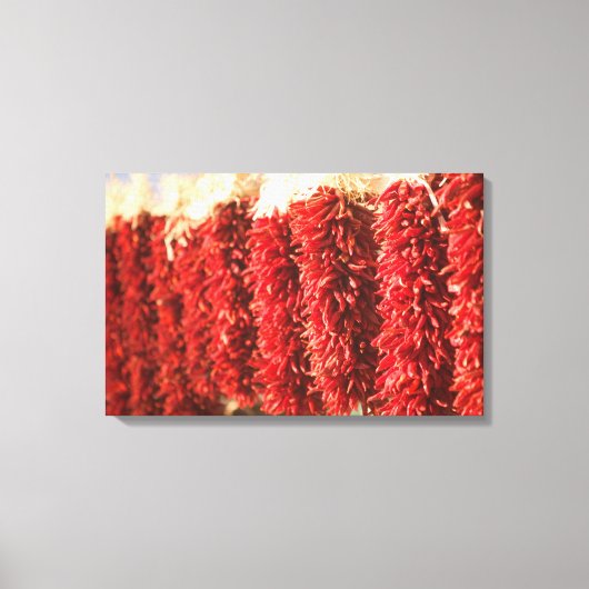 米国，ニューメキシコ，サンタフェ：ダウンタウンSanta Fe, 3 キャンバスプリント (正面)