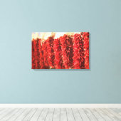 米国，ニューメキシコ，サンタフェ：ダウンタウンSanta Fe, 3 キャンバスプリント (インサイチュ (ウッドフロア))