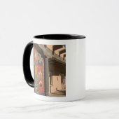 米国、ニューメキシコ、タオス：ナバホラグギャラリーキット マグカップ (正面左)