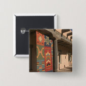 米国、ニューメキシコ、タオス：ナバホラグギャラリーキット 缶バッジ (正面&裏面)