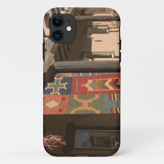 米国、ニューメキシコ、タオス：ナバホラグギャラリーキット Case-Mate iPhoneケース (裏面)