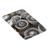 米国,ニューメキシコ,プリウィット:オートハブキャップ/ Rt.66 マグネット (右側)