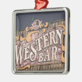 米国、ニューメキシコ、Cloudcroft: 山の町(電気 メタルオーナメント (左)