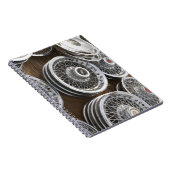 米国、ニューメキシコ、Prewitt: 自動ホイールキャップ/Rt。 66 ノートブック (右側)