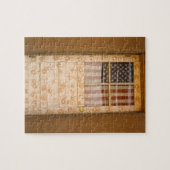 米国、ニューメキシコ、Taos: Taosのインディアンの村落 ジグソーパズル (横)