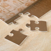 米国、ニューメキシコ、Taos: Taosのインディアンの村落 ジグソーパズル (側面)