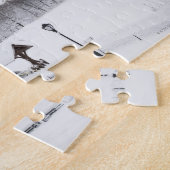 米国、ニューヨークシティ、冬のセントラル・パーク ジグソーパズル (側面)