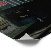 米国,ニューヨーク中部EMD E8乗客ディーゼル ポスター (角)