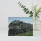 米国,ニューヨーク中部EMD E8乗客ディーゼル ポストカード (スタンド正面)