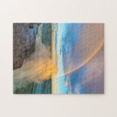 米国、ニューヨーク、オンタリオ湖、クラークのポイント ジグソーパズル (横)