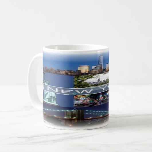 米国 – ニューヨーク – コーヒーマグカップ (正面左)