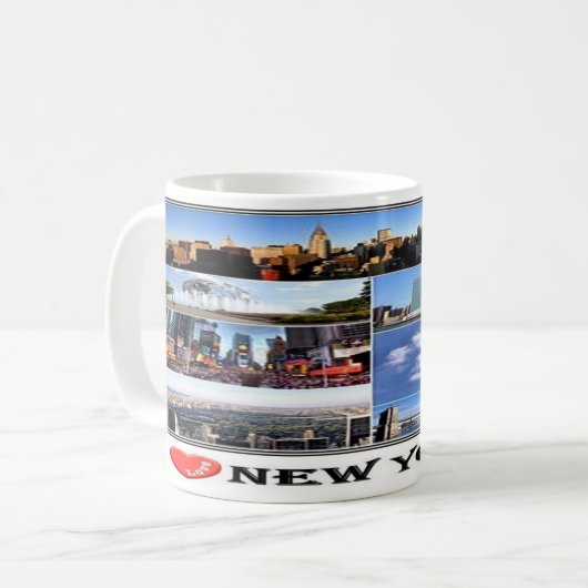 米国 – ニューヨーク – コーヒーマグカップ (正面左)