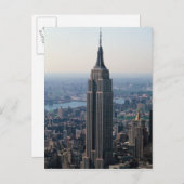 米国、ニューヨーク、ニューヨーク。ザエンパイア ポストカード (正面/裏面)