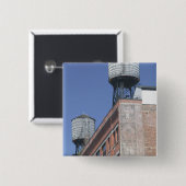 米国、ニューヨーク、ニューヨーク、マンハッタン： 5 缶バッジ (正面&裏面)