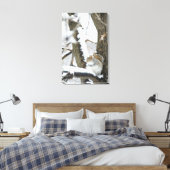 米国、ニューヨーク、ニューヨーク、リス座る キャンバスプリント (インサイチュ (寝室))