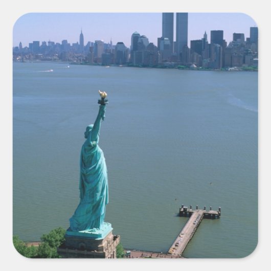 米国、ニューヨーク、ニューヨーク。像 スクエアシール (正面)