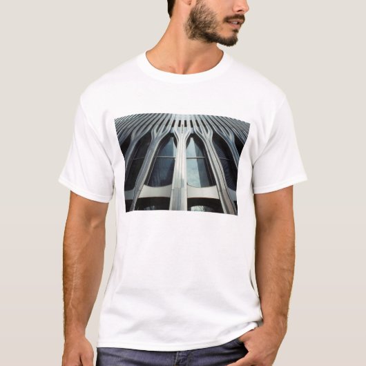 米国、ニューヨーク、マンハッタン、世界貿易センター Tシャツ (正面)