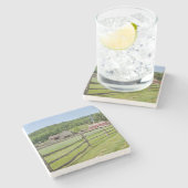 米国、ニューヨーク、Cooperstownの農家の博物館 ストーンコースター (横)