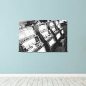 米国、ネバダ、ラスベガス:カジノスロットマシン/ キャンバスプリント (インサイチュ (ウッドフロア))