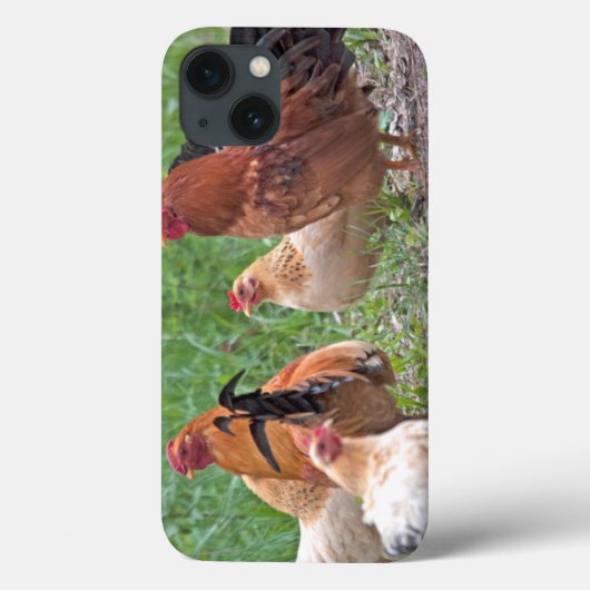 米国、ネブラスカ。 鶏 Case-Mate iPhoneケース (裏面)