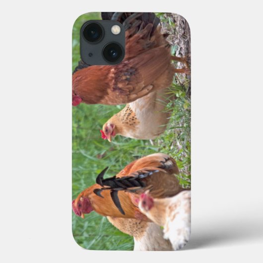 米国、ネブラスカ。 鶏 Case-Mate iPhoneケース (裏面)