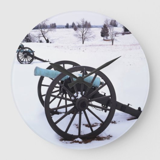 米国、バージニア、マナサス国家戦場 ラージ壁時計 (正面)