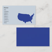 米国-ビジネス 名刺 (正面/裏面)