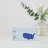 米国-ビジネス 名刺 (スタンド正面)