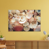 米国、フロリダ。サンタローザの貝殻の密封 キャンバスプリント (インサイチュ (リビング))