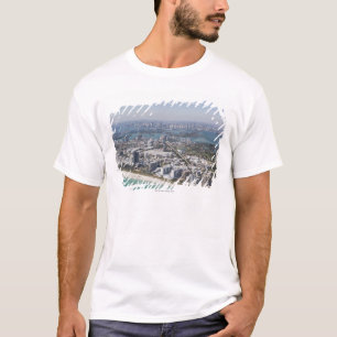 米国、フロリダ、マイアミのビーチ3との都市景観 Tシャツ