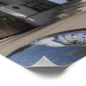 米国，フロリダ，マイアミビーチ：南ビーチ,アールデコ ポスター (角)