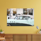 米国,フロリダ,マイアミビーチ:南ビーチ, 1956 キャンバスプリント (インサイチュ (リビング))