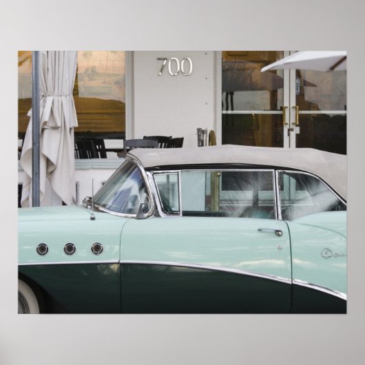 米国，フロリダ，マイアミビーチ：南ビーチ, 1956 ポスター (正面)