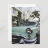 米国，フロリダ，マイアミビーチ：南ビーチ, 1956 3 ポストカード (正面/裏面)