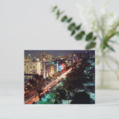 米国、フロリダ、マイアミビーチ、海ドライブ、アールデコ2 ポストカード (スタンド正面)