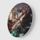 米国、フロリダ、マイアミビーチ、海ドライブ、アールデコ2 ラージ壁時計 (傾斜)