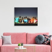 米国，フロリダ，マイアミビーチ,海ドライブ，アールデコ キャンバスプリント (インサイチュ (リビング))