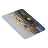 米国、フロリダ、マイアミ、海岸線のある街並 マグネット (右側)