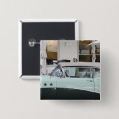 米国、フロリダ、Miami Beach: 南ビーチ1956年 缶バッジ (正面&裏面)