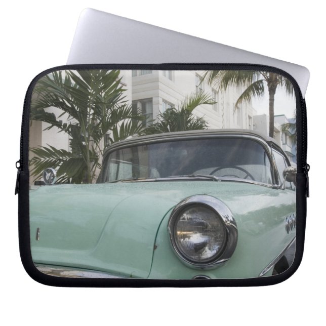 米国、フロリダ、Miami Beach: 南ビーチ、1956 3 ラップトップスリーブ (正面)