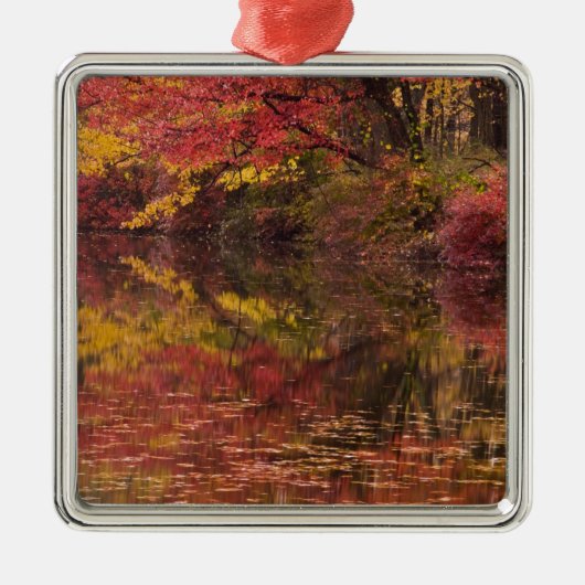 米国、ペンシルバニア州、デラウェア州ウォーターギャップ メタルオーナメント (正面)